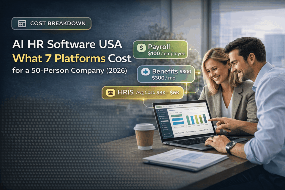 AI HR Software USA: What 7 Platforms Actually Cost a 50-Person Company in 2026
